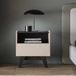 FRESHION Bedside Table in...