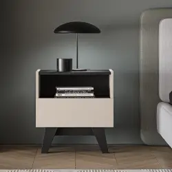 FRESHION Bedside Table in...