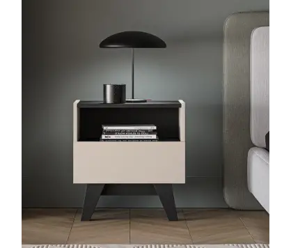 FRESHION Bedside Table in...