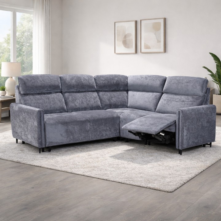 Tiago Bespoke Corner Sofa Bed with Electric Recliner