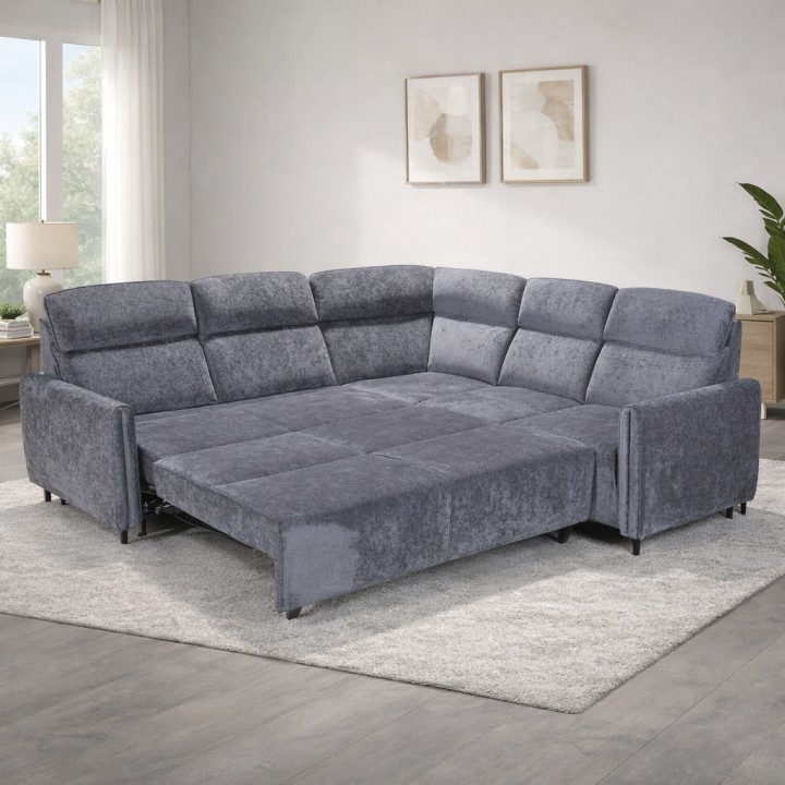 Tiago Bespoke Corner Sofa Bed with Electric Recliner