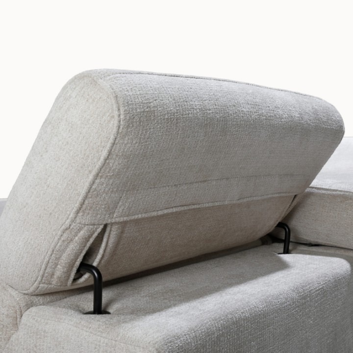 Bespoke Alison 3-seater Sofa Bed in Beige – J&B Furniture