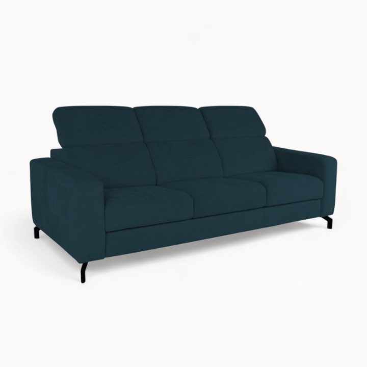Bespoke Alison 3-seater Sofa Bed in Blue – J&B Furniture