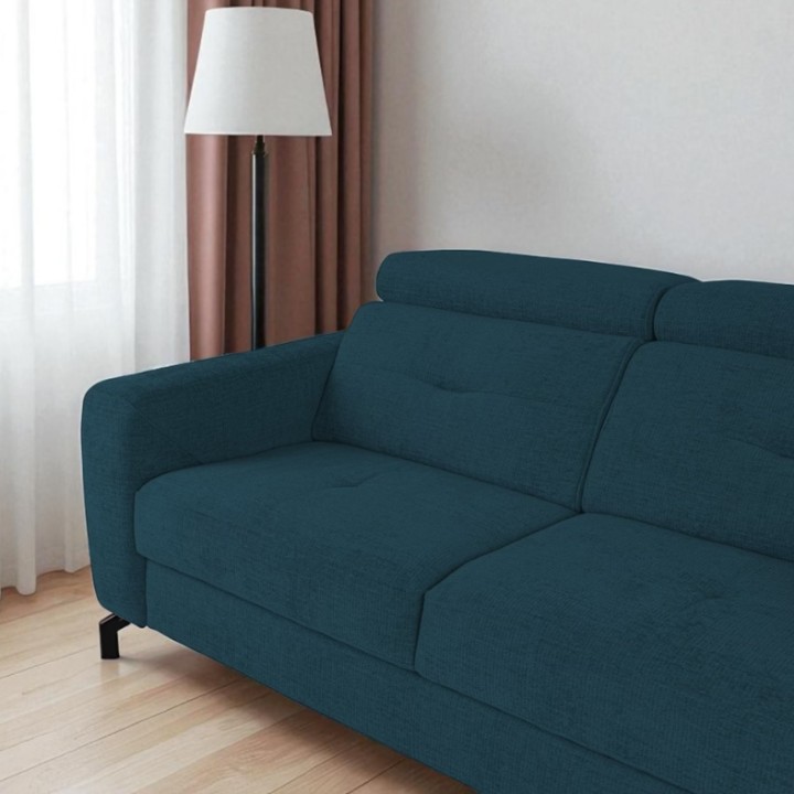 Bespoke Alison 3-seater Sofa Bed in Blue – J&B Furniture