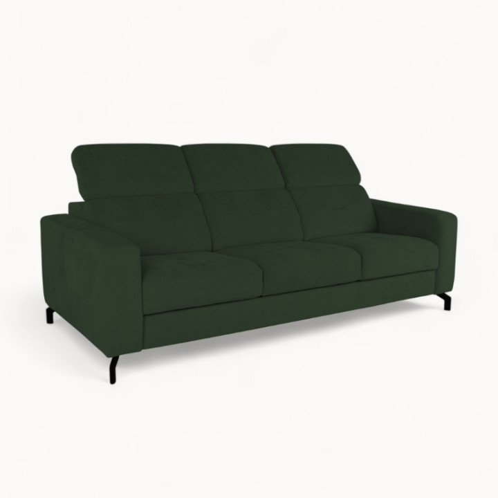 Bespoke Alison 3-seater Sofa Bed in Green – J&B Furniture