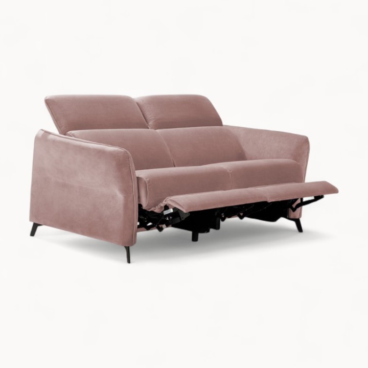 Bespoke 2-Seater Sofa and Recliner in Pink | J&B Furniture