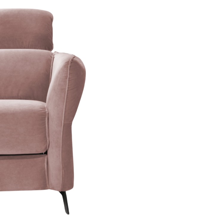 Bespoke 2-Seater Sofa and Recliner in Pink | J&B Furniture