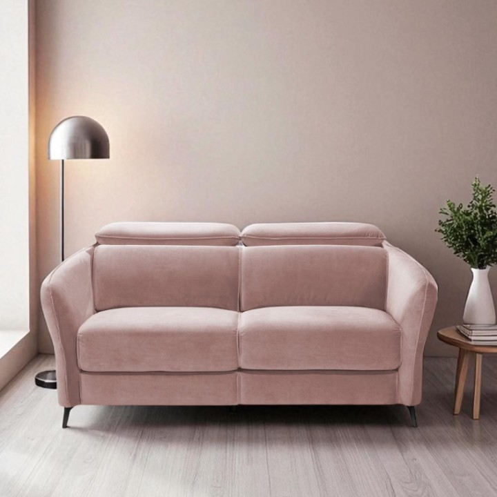 Bespoke 2-Seater Sofa and Recliner in Pink | J&B Furniture