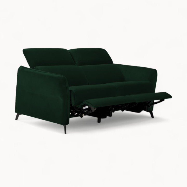 Bespoke 2-Seater Sofa and Recliner in  Green | J&B Furniture