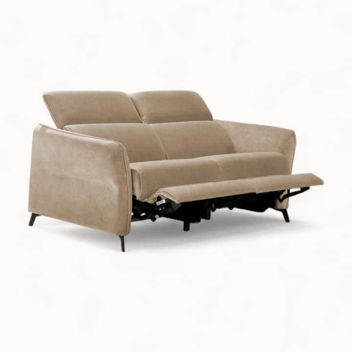Bespoke 2-Seater Sofa and Recliner in Velvet | J&B Furniture