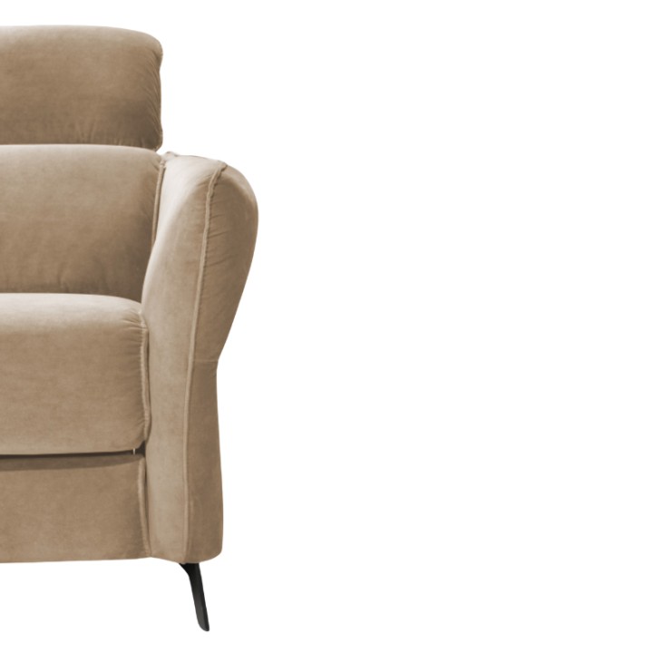 Bespoke 2-Seater Sofa and Recliner in Velvet | J&B Furniture