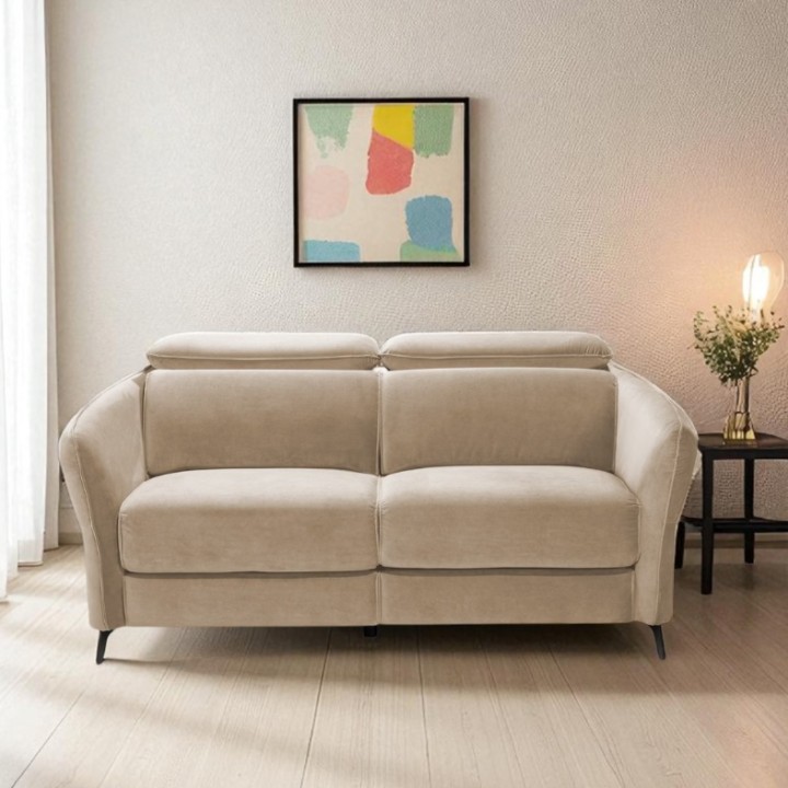 Bespoke 2-Seater Sofa and Recliner in Velvet | J&B Furniture