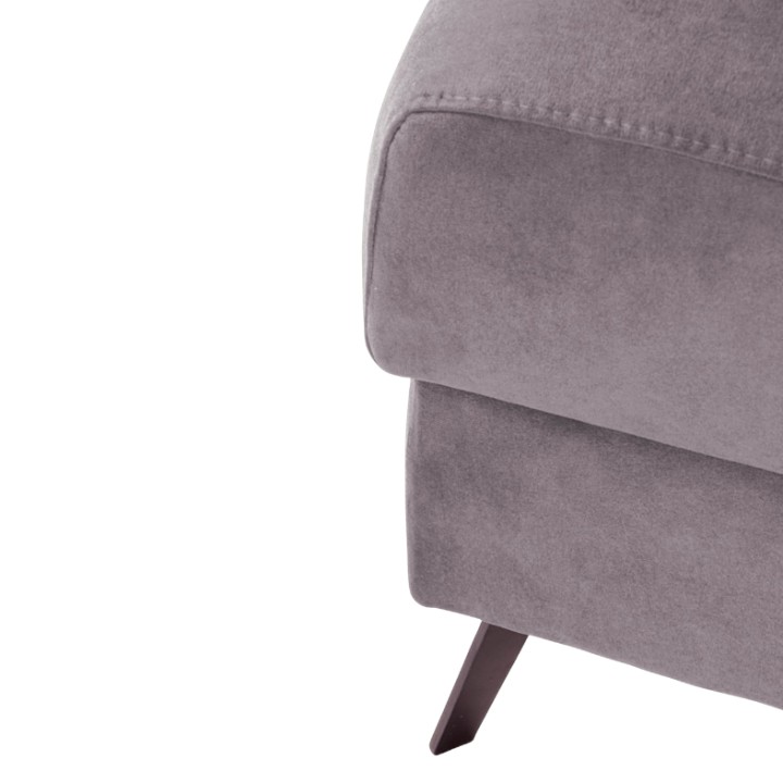Benetto Bespoke Corner Sofa Bed and Storage in Purple | J&B