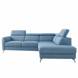 Compass Blue Corner Sofa Bed with Storage | Bespoke Sofas