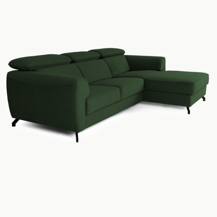 Compass Bespoke Corner sofa Bed -Chaise Longue in Blue