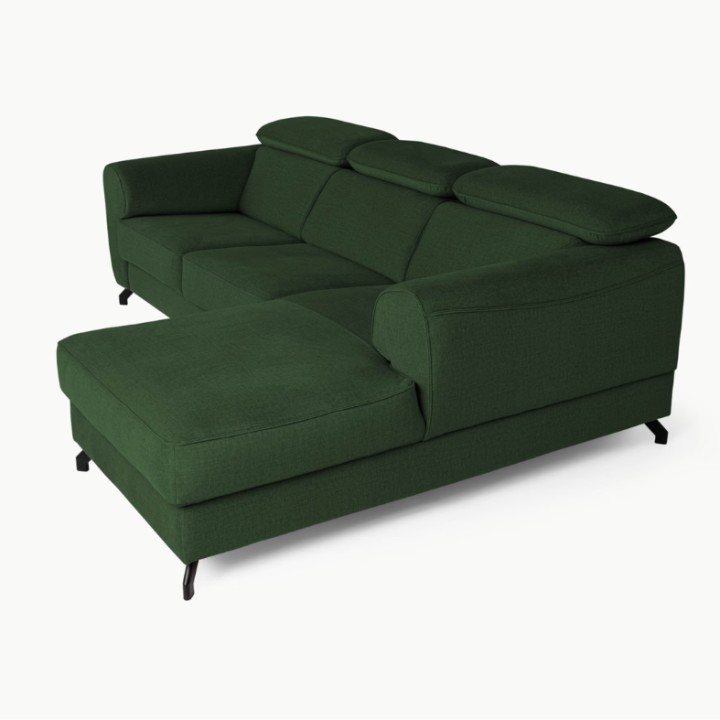 Compass Bespoke Corner sofa Bed -Chaise Longue in Blue