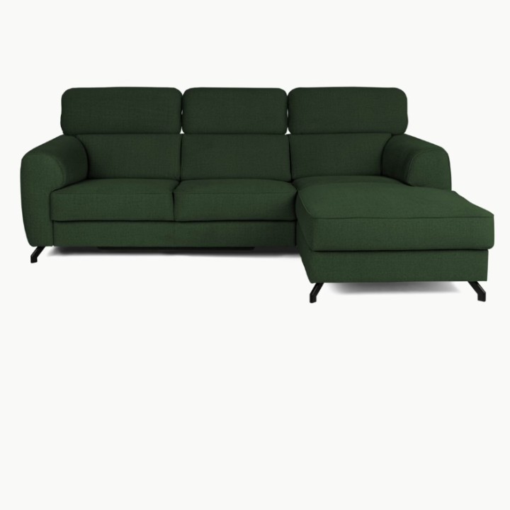 Compass Bespoke Corner sofa Bed -Chaise Longue in Blue