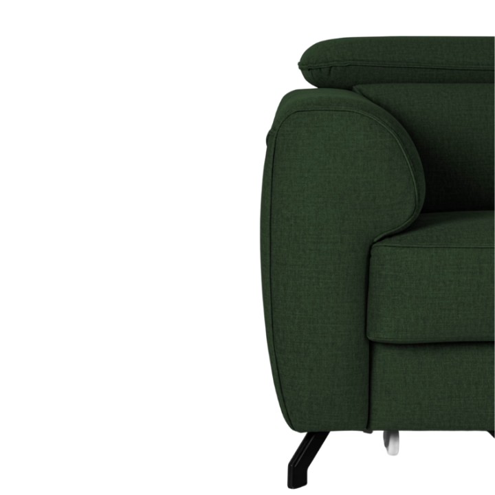 Compass Bespoke Corner sofa Bed -Chaise Longue in Blue