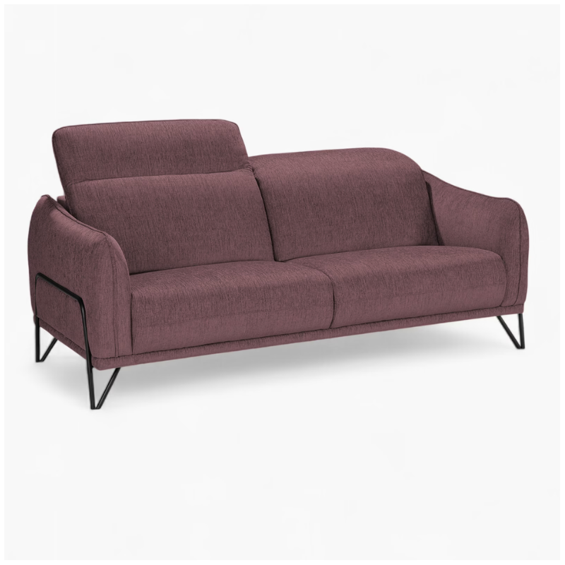 3-Seater Sofa Purple