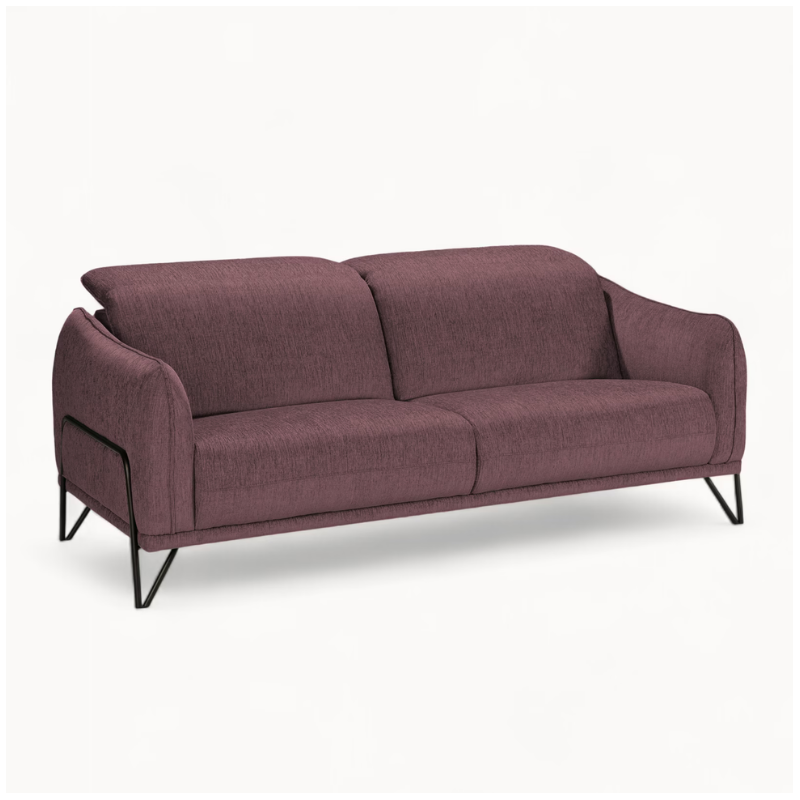 3-Seater Sofa Purple