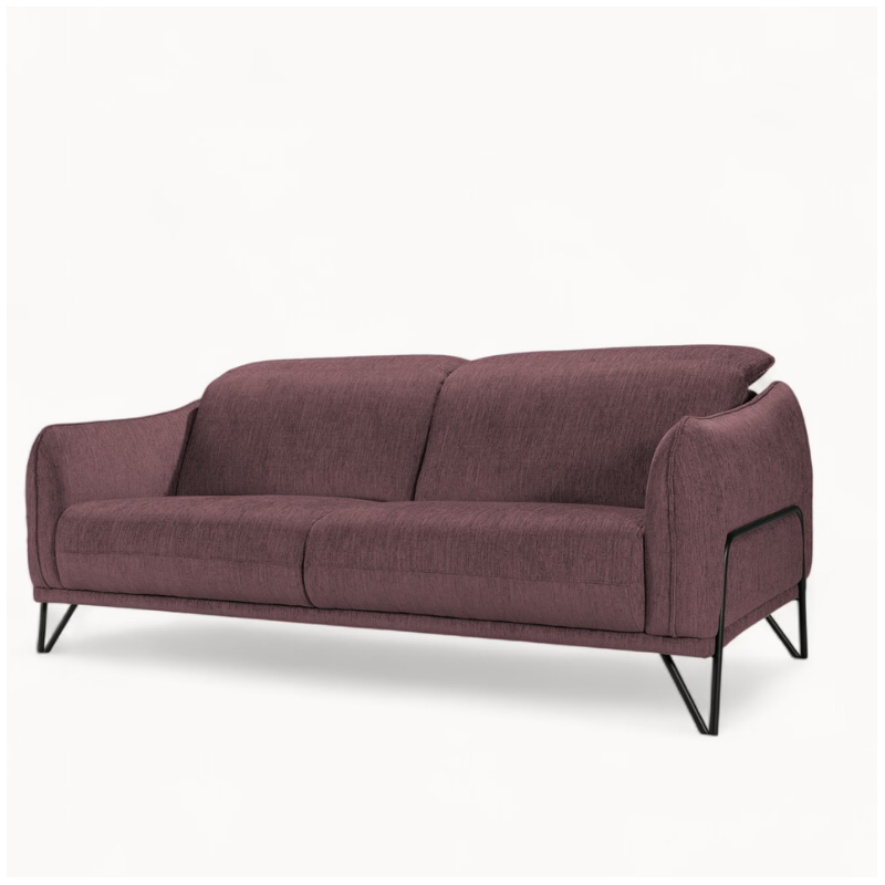 3-Seater Sofa Purple