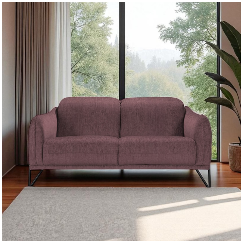 3-Seater Sofa Purple