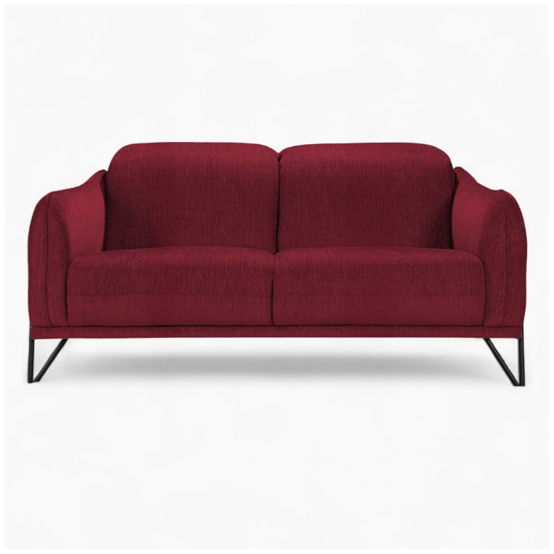 3-Seater Sofa Red Wine