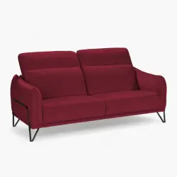 3-Seater Sofa Red Wine
