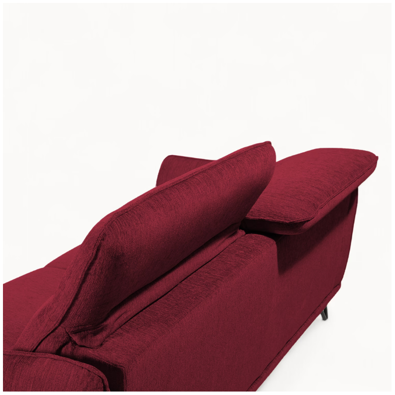 3-Seater Sofa Red Wine