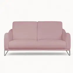 2-Seater Sofa Elegant Pink