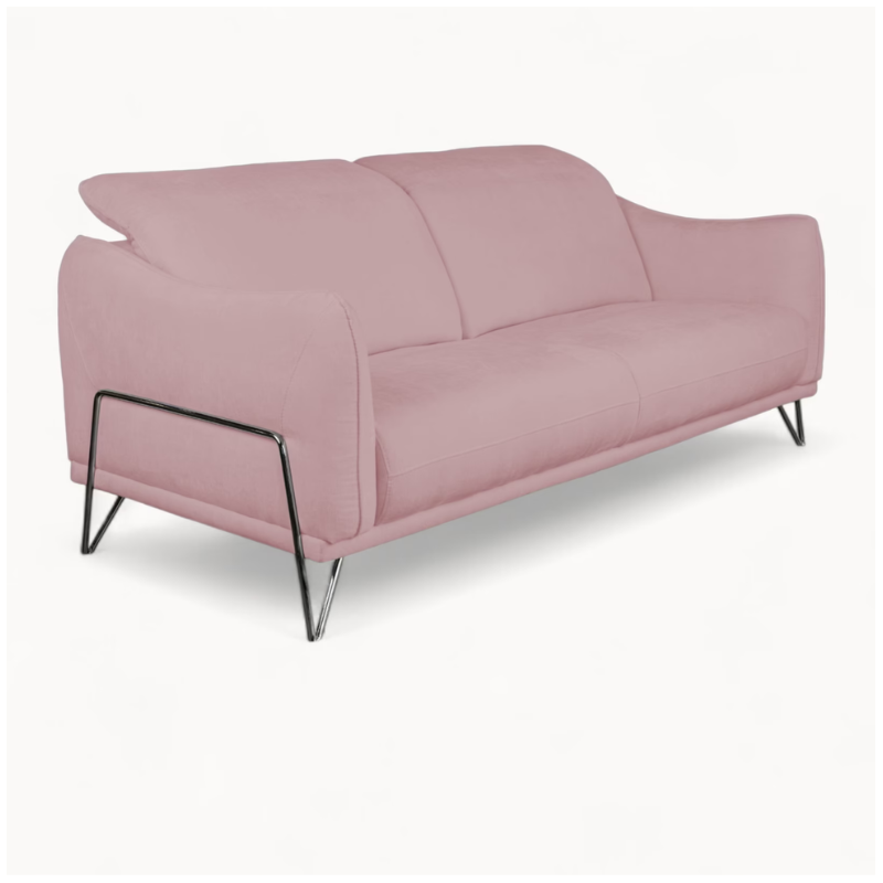 2-Seater Sofa Elegant Pink