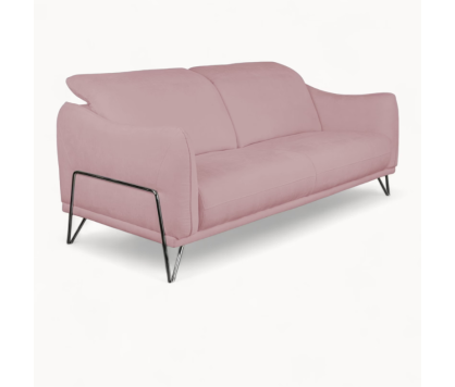2-Seater Sofa Elegant Pink