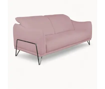 2-Seater Sofa Elegant Pink