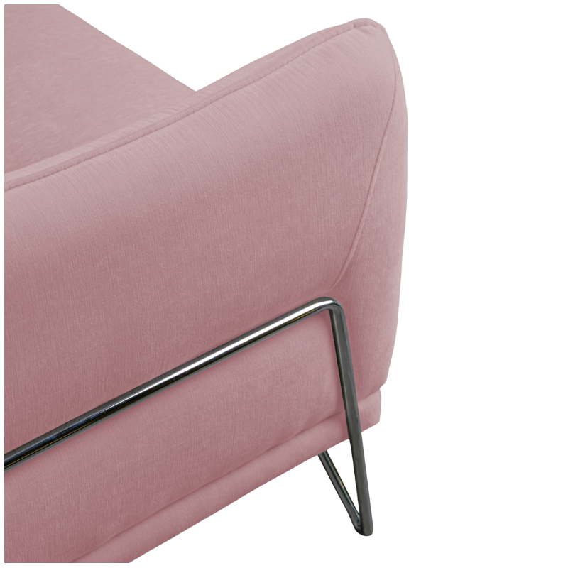 2-Seater Sofa Elegant Pink