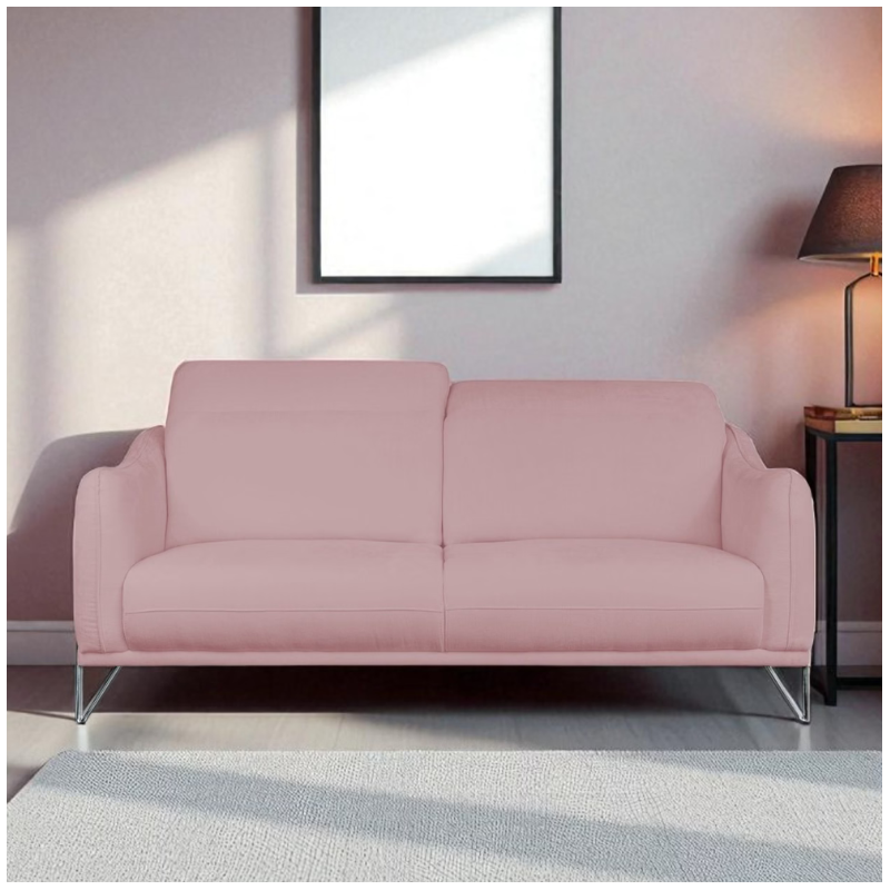 2-Seater Sofa Elegant Pink