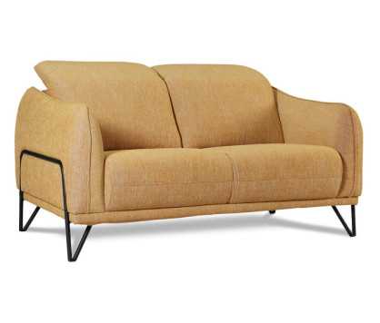 2-Seater Sofa in Mustard Yellow
