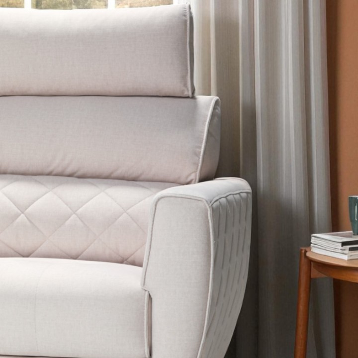 Scandic Bespoke 2 Seater Sofa Stylish in Beige|J&B Furniture