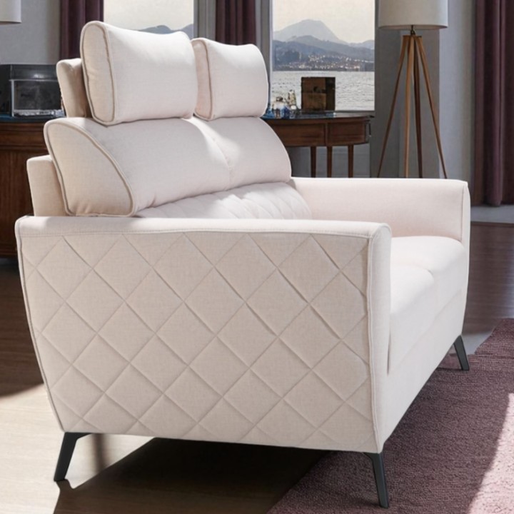 Scandic Bespoke 2 Seater Sofa Stylish in Beige|J&B Furniture