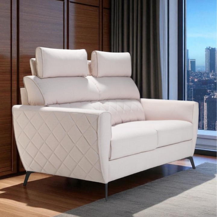 Scandic Bespoke 2 Seater Sofa Stylish in Beige|J&B Furniture