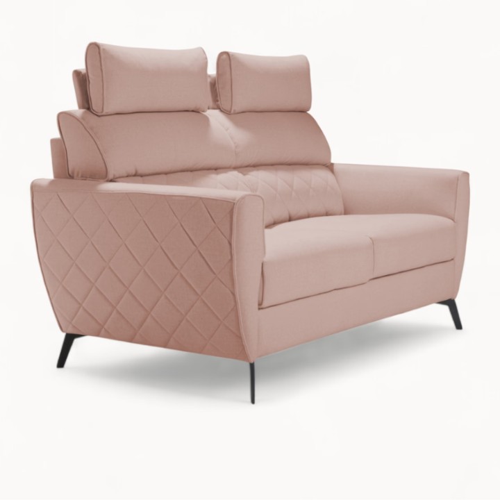 Scandic Bespoke 2 Seater Sofa Stylish in Pink |J&B Furniture