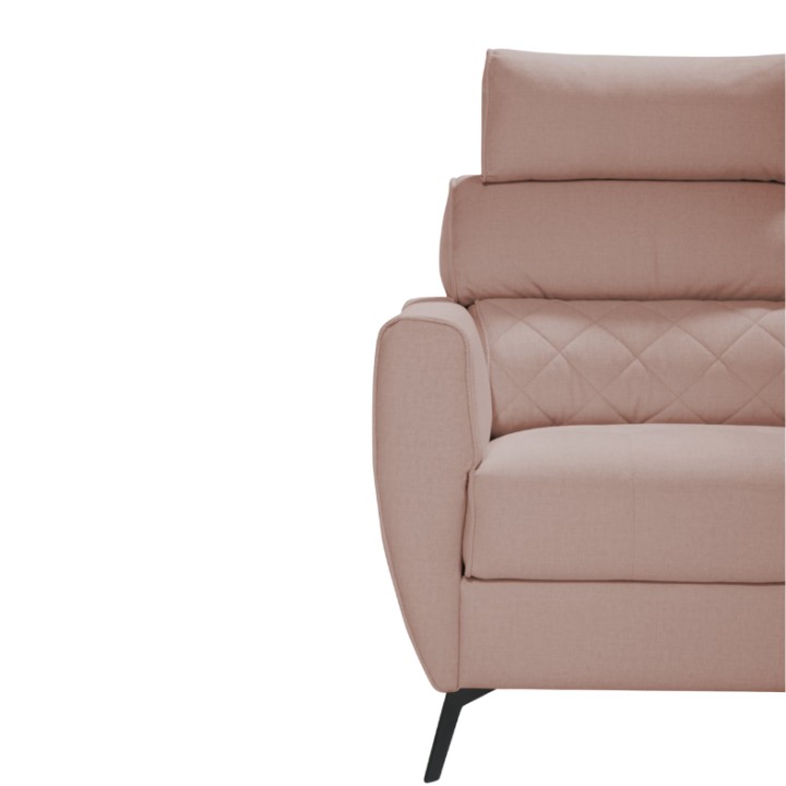 Scandic Bespoke 2 Seater Sofa Stylish in Pink |J&B Furniture