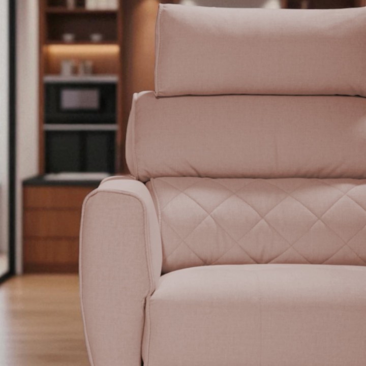 Scandic Bespoke 2 Seater Sofa Stylish in Pink |J&B Furniture