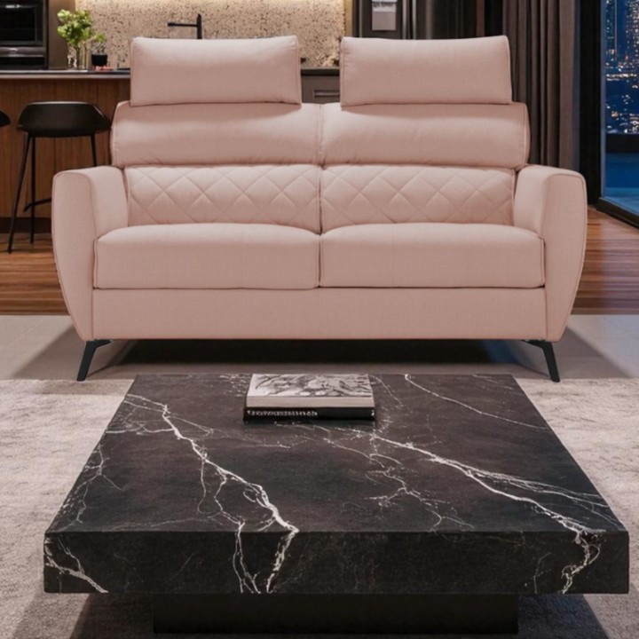 Scandic Bespoke 2 Seater Sofa Stylish in Pink |J&B Furniture