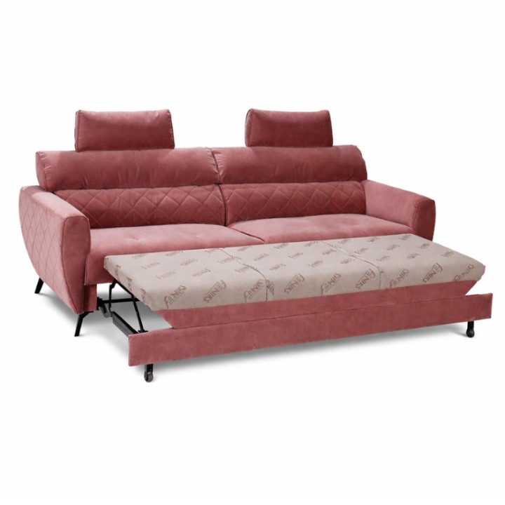Scandic Bespoke 3 Seater Sofa Bed – in Rose| J&B Furniture