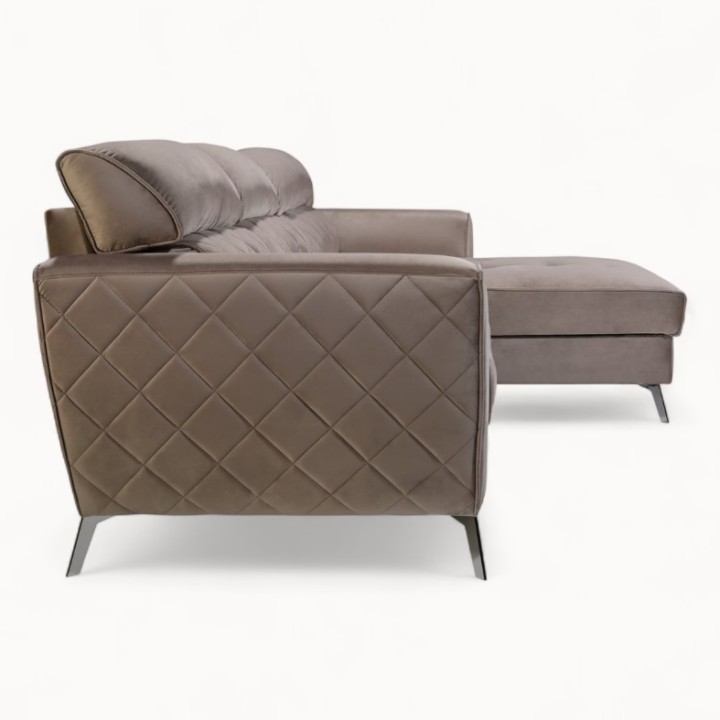 Scandic Bespoke Corner Sofa Bed – in Greige| J&B Furniture