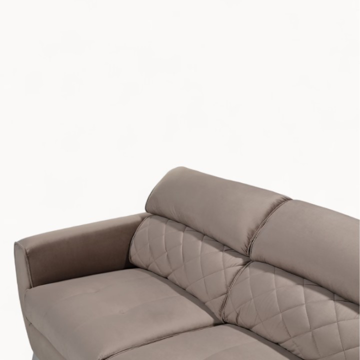 Scandic Bespoke Corner Sofa Bed – in Greige| J&B Furniture