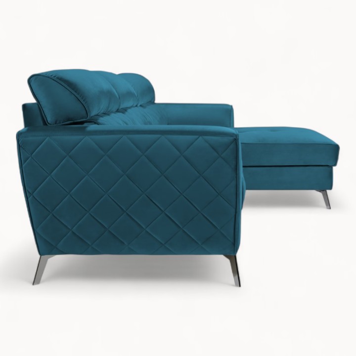 Scandic Bespoke Corner Sofa Bed – in Blue| J&B Furniture