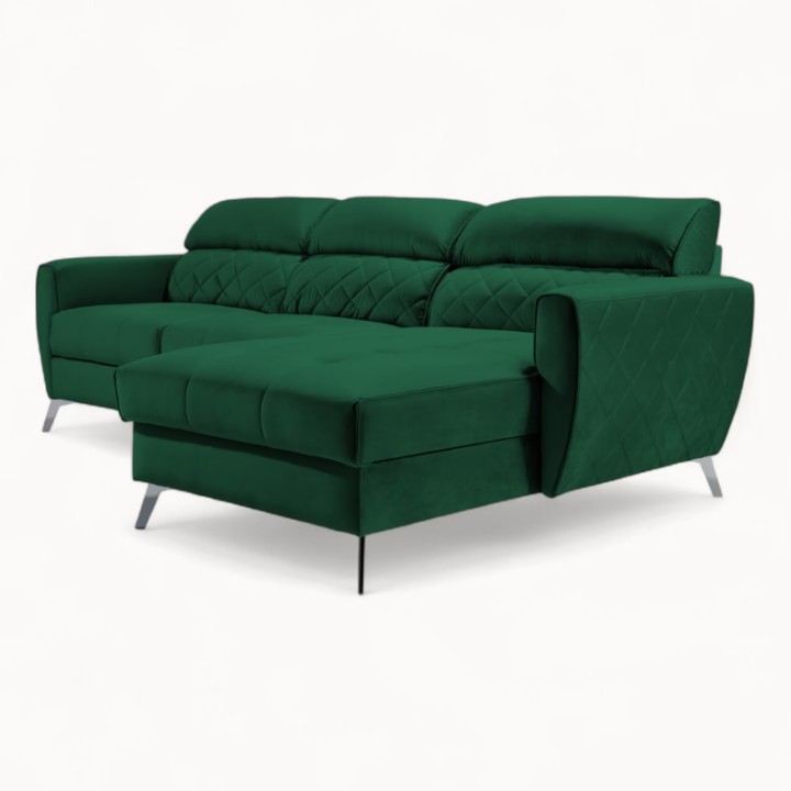 Scandic Bespoke Corner Sofa Bed and Sorage – in Geen | J&B