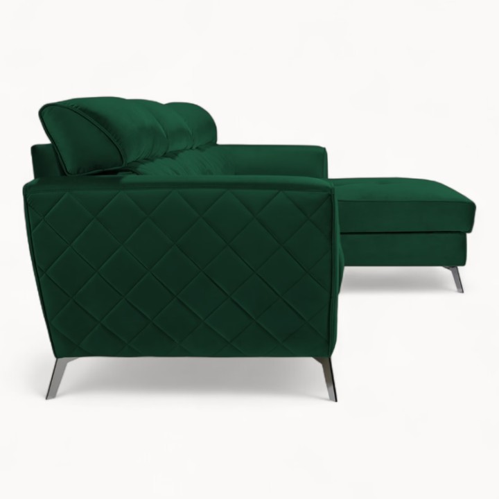 Scandic Bespoke Corner Sofa Bed and Sorage – in Geen | J&B