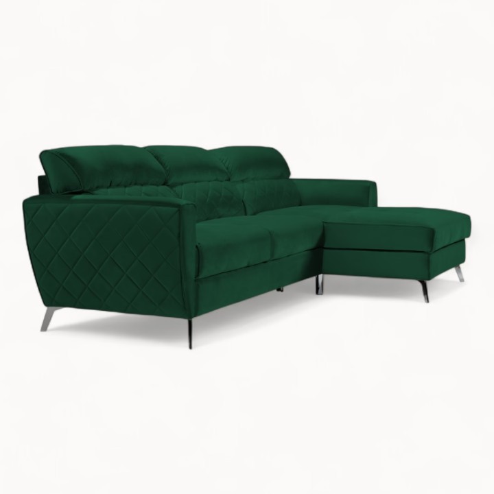 Scandic Bespoke Corner Sofa Bed and Sorage – in Geen | J&B